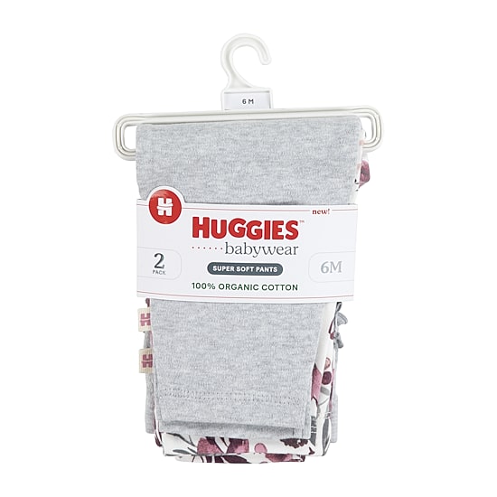 Huggies Baby Girls Straight Regular Fit Pull-On Pant