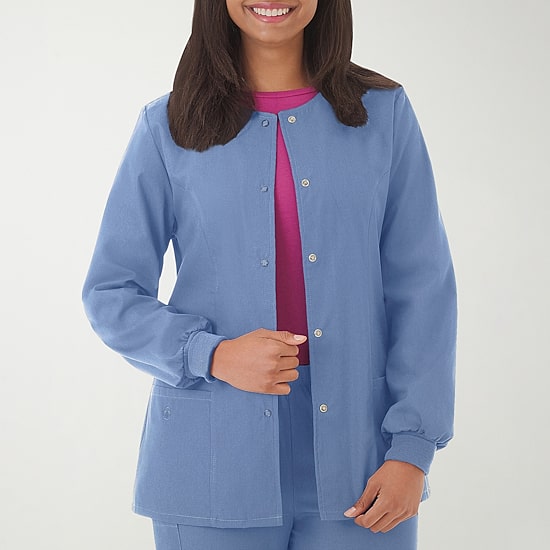 Fundamentals By White Swan 14740 Warm-Up Womens Scrub Jackets