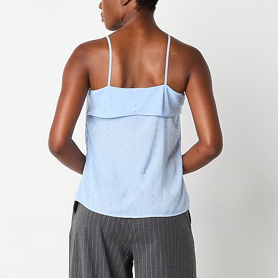 Worthington Womens Square Neck Sleeveless Camisole