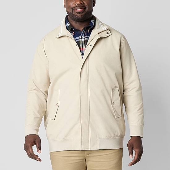 St. John's Bay Harrington Golf Mens Big and Tall Bomber Jacket