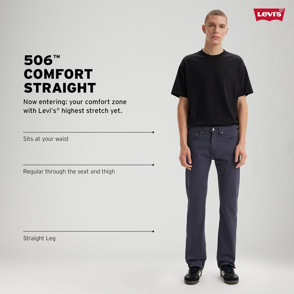 Levi's® Mens 506™ STRETCH FABRIC Straight Leg Jean