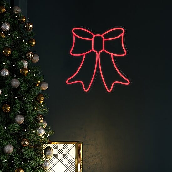 Northlight 15in Red Led Bow Christmas Window Decor