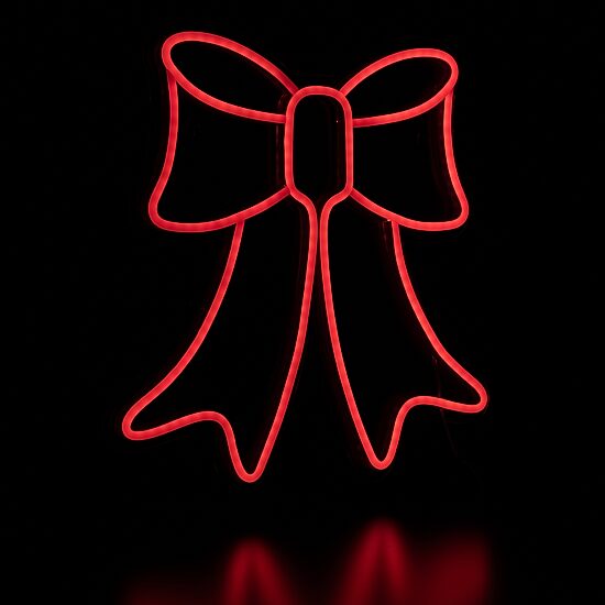 Northlight 15in Red Led Bow Christmas Window Decor
