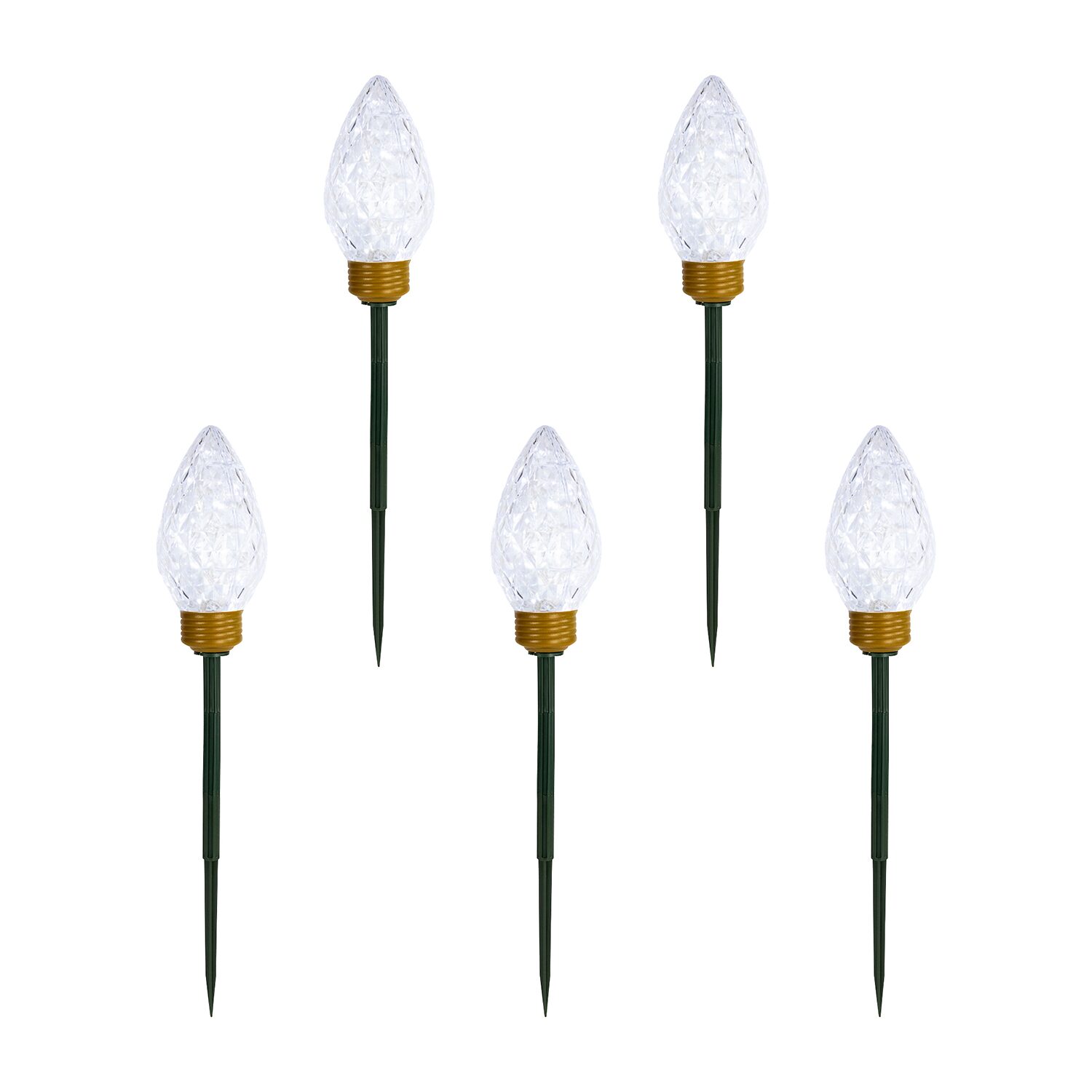 Northlight Led Clear Lights Pathway Marker Christmas Yard Art