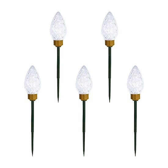 Northlight Led Clear Lights Pathway Marker Christmas Yard Art