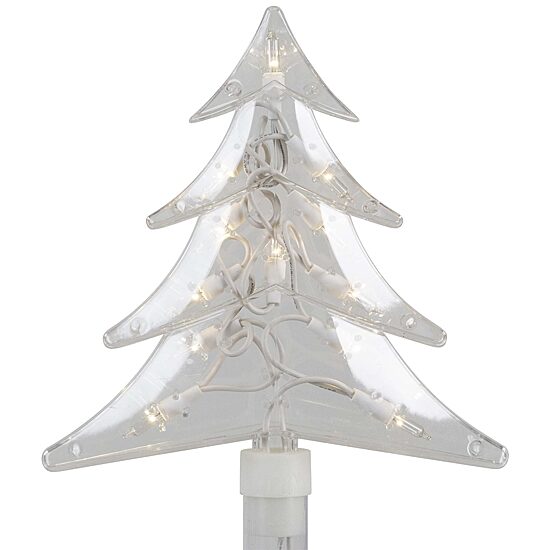 Northlight Lighted Tree Pathway Marker Christmas Yard Art
