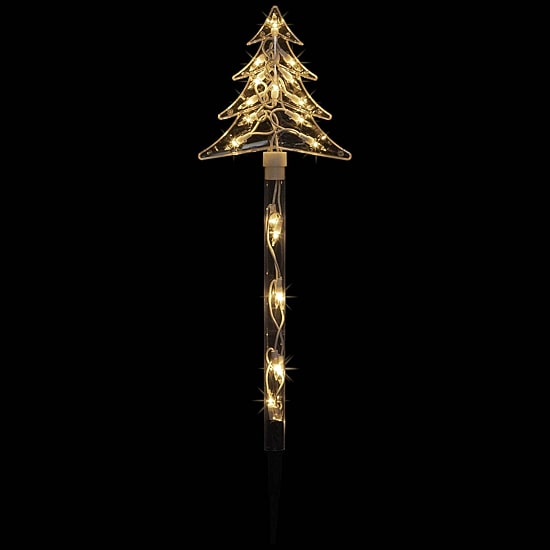 Northlight Lighted Tree Pathway Marker Christmas Yard Art