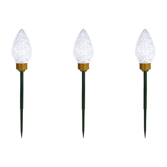 Northlight Led Jumbo  Bulb Pathway Marker Christmas Yard Art