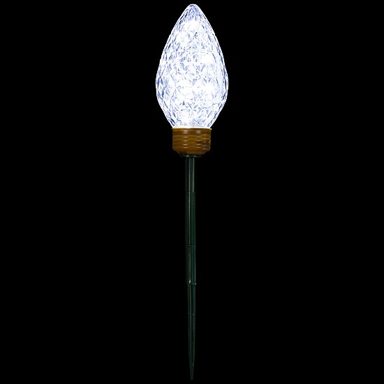 Northlight Led Jumbo  Bulb Pathway Marker Christmas Yard Art
