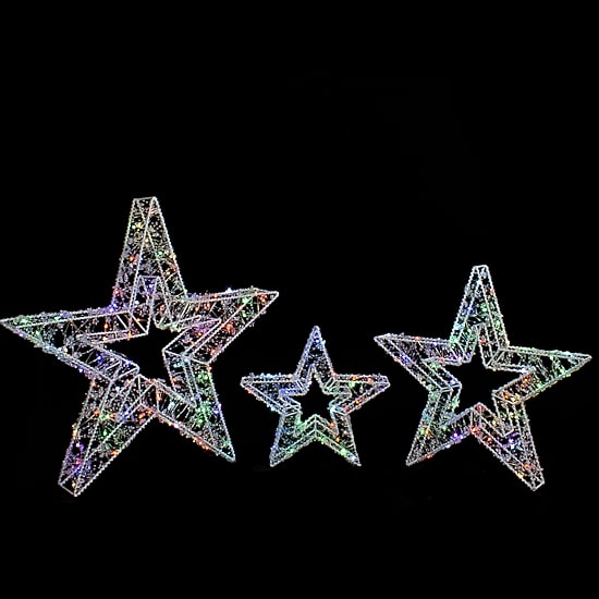 Northlight Lighted Stars Christmas Yard Art