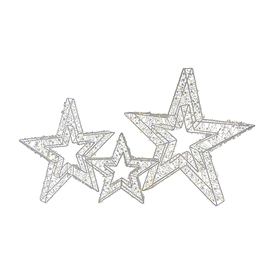 Northlight Lighted Stars Christmas Yard Art