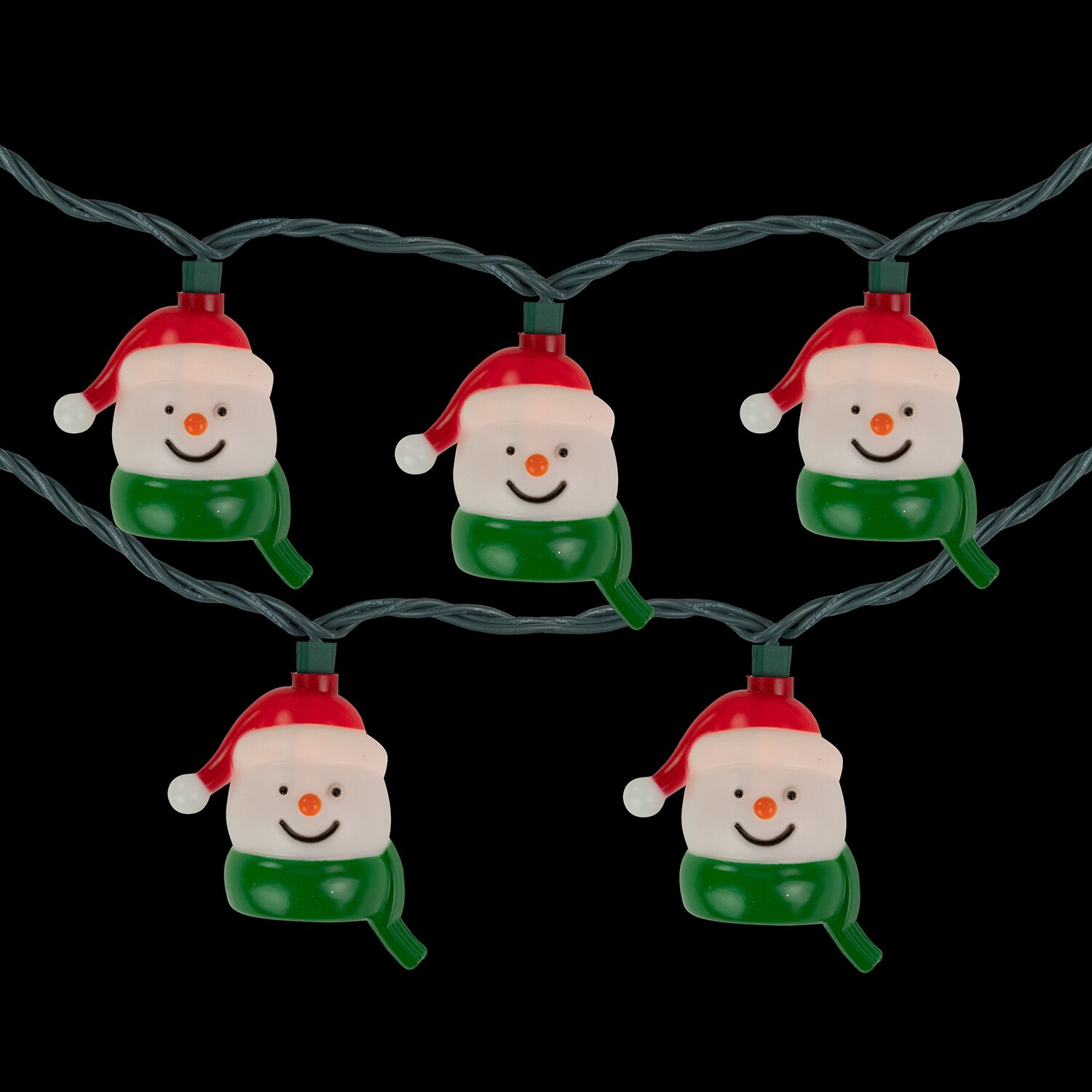 Northlight Snowman Heads String Lights