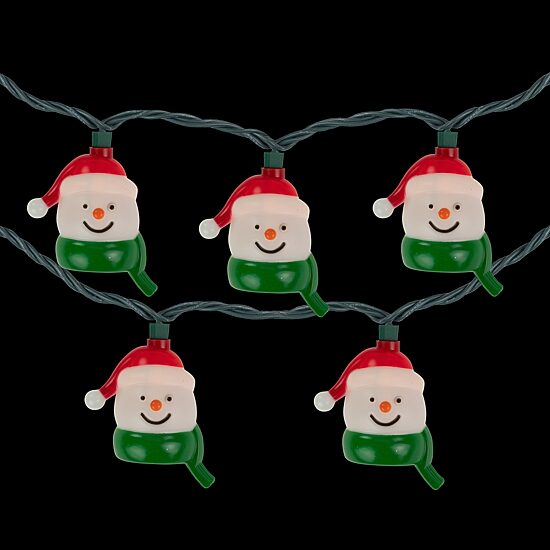 Northlight Snowman Heads String Lights