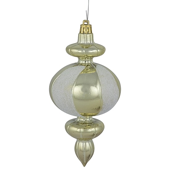 Northlight Shiny Shatterproof Finial 8-pc Christmas Ornament