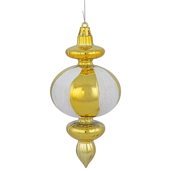 Northlight 6in Shiny Finial 8-pc Christmas Ornament