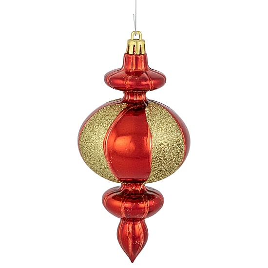 Northlight 6in Finial 8-pc Christmas Ornament