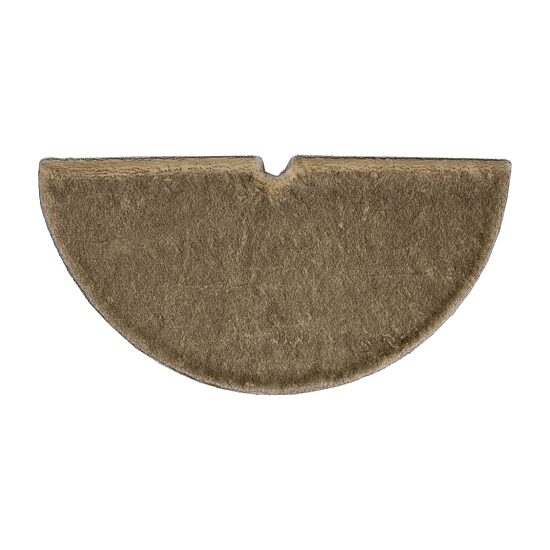 Northlight 48in Brown Wolf Fur Indoor Tree Skirt