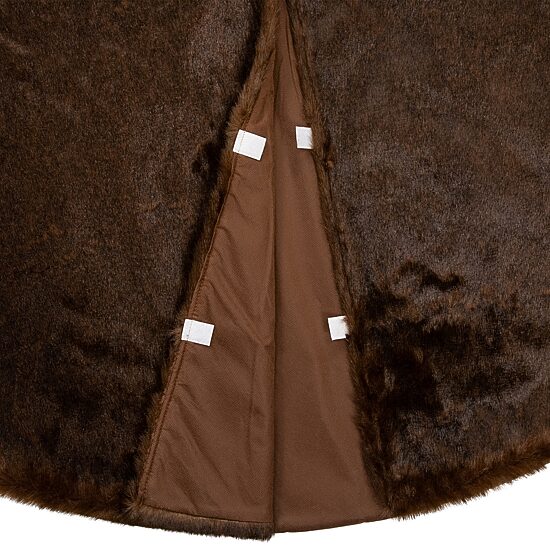 Northlight 48in Brown Mink Fur Indoor Tree Skirt