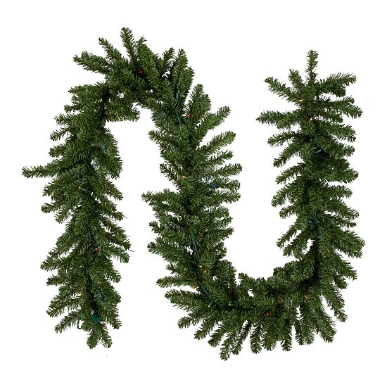 Northlight Canadian Pine Pre-Lit Christmas Indoor Garland