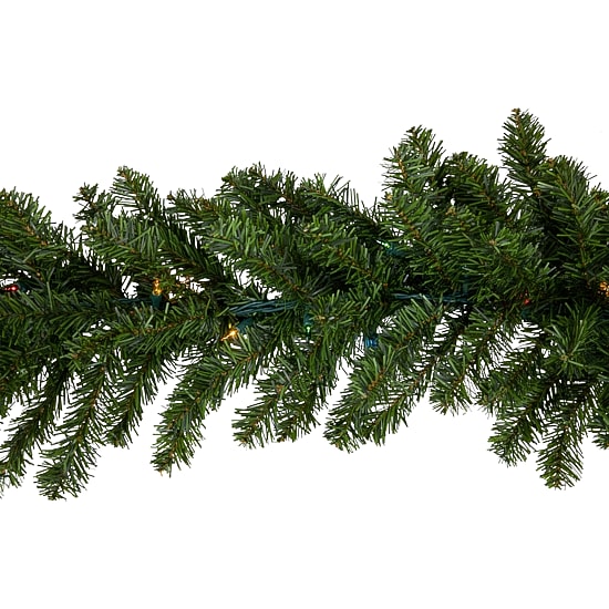 Northlight Canadian Pine Pre-Lit Christmas Indoor Garland