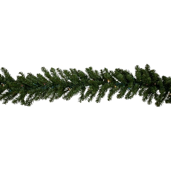 Northlight Canadian Pine Pre-Lit Christmas Indoor Garland