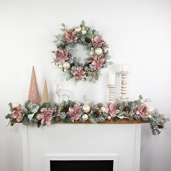 Northlight Frosted Pine Artificial Christmas Indoor Garland