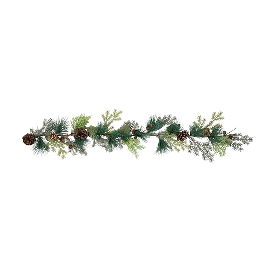Northlight Pine Cone And Cedar   Unlit Christmas Indoor Garland