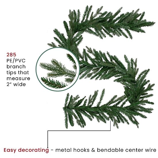 Northlight Grande Spruce Christmas Indoor Garland