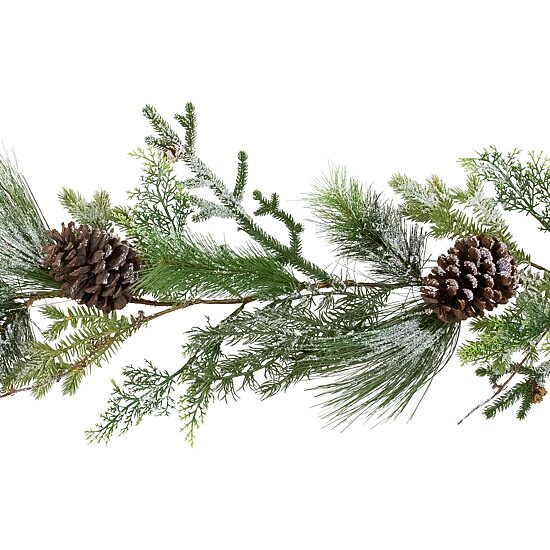 Northlight Frosted Pine And Cedar Christmas Indoor Garland