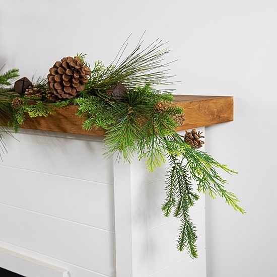 Northlight Jingle Bells And Pinecones Christmas Indoor Garland