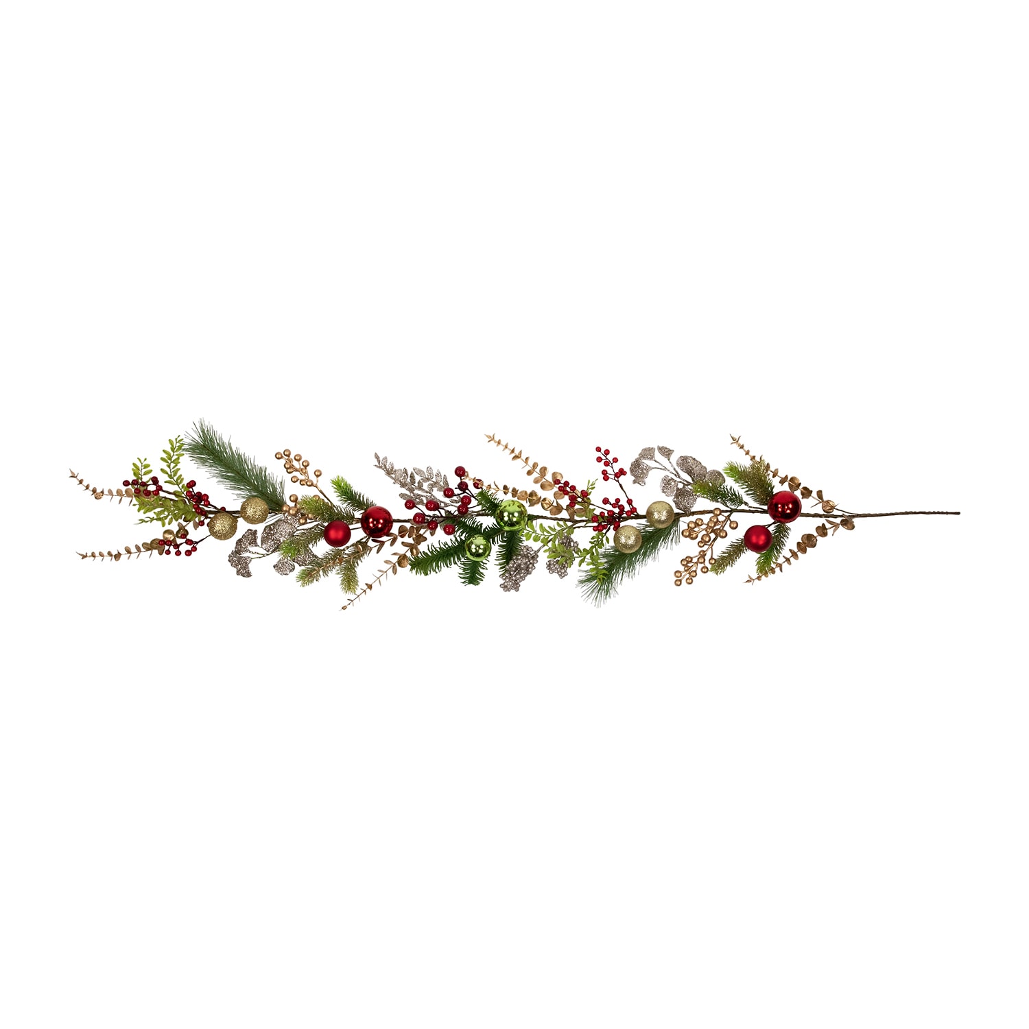 Northlight Ball Glittered Christmas Indoor Garland