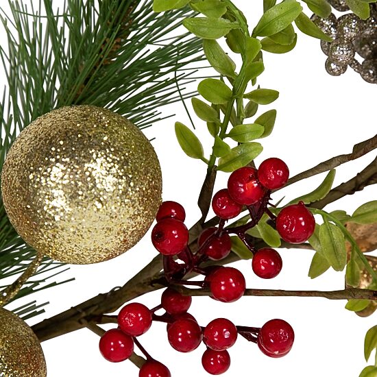 Northlight Ball Glittered Christmas Indoor Garland