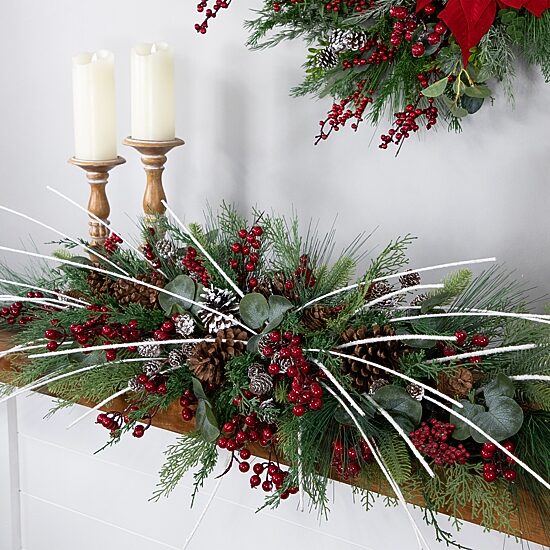 Northlight 62in Twigs Pine Unlit Swag