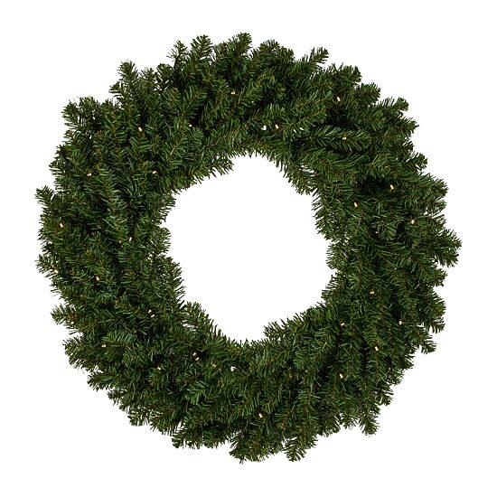 Northlight Canadian Pine Pre-Lit Wreath
