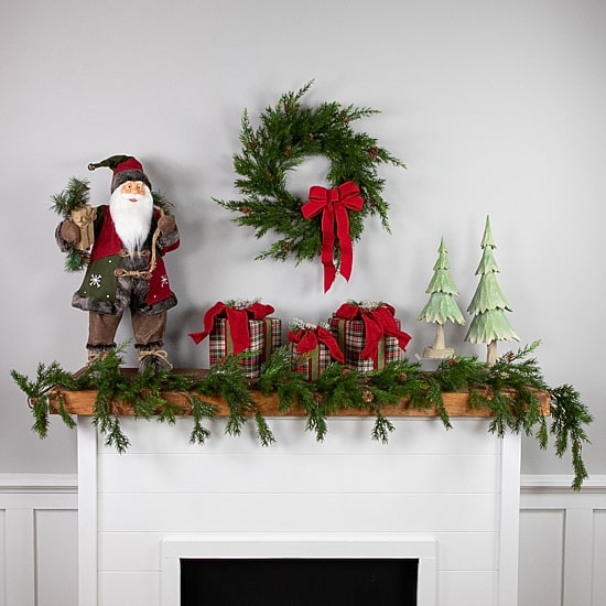 Northlight Cypress And Pine Cone   Unlit Wreath