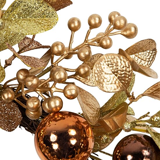 Northlight Ball  Glittered Wreath