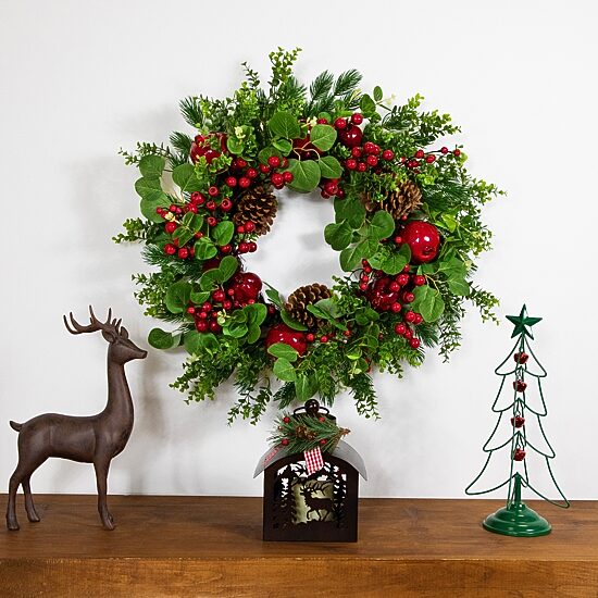 Northlight Boxwood And Pine Wreath