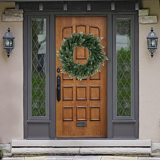Northlight 36in Blue Spruce Unlit Wreath