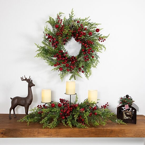 Northlight Cedar And Pine Wreath