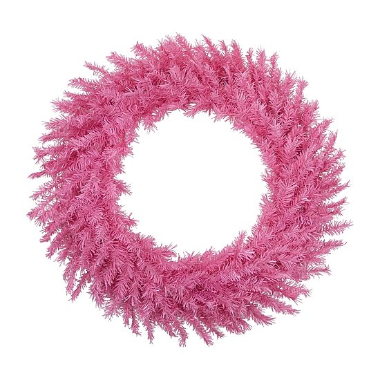 Northlight Pink Spruce Unlit Wreath