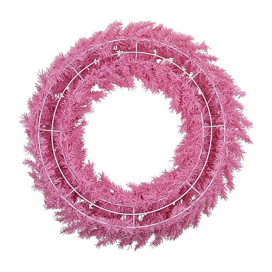 Northlight Pink Spruce Unlit Wreath