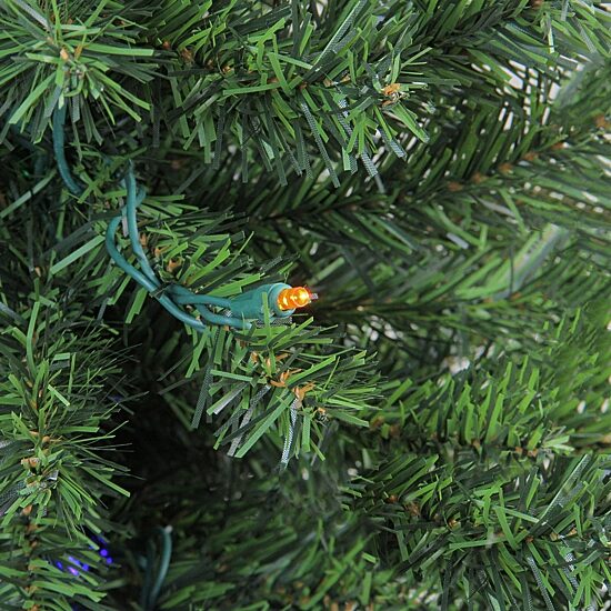 Northlight Canadian Pine With Multicolor Lights 2 Foot Pre-Lit Pine Christmas Tree