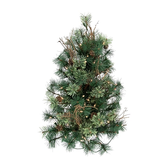 Northlight Country Mixed Pine With Clear Lights 2 Foot Pre-Lit Pine Christmas Tree