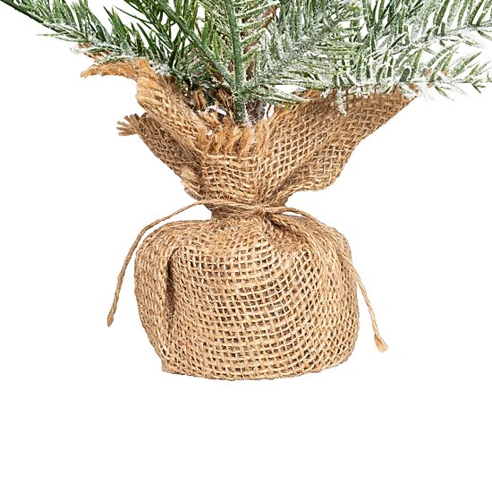 Northlight Heavily Pine 1 1/2 Feet Flocked Christmas Tree