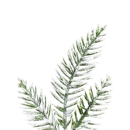 Northlight Heavily Pine 1 1/2 Feet Flocked Christmas Tree
