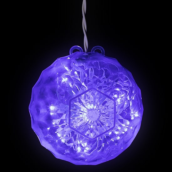 Northlight Handing Crystal Blue Led Lighted Christmas Yard Art