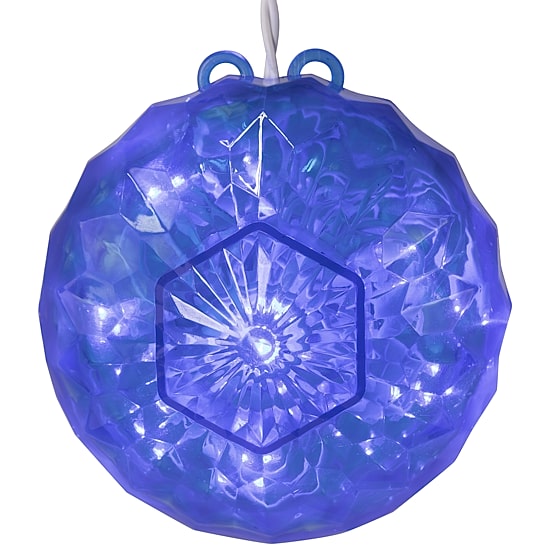 Northlight Handing Crystal Blue Led Lighted Christmas Yard Art