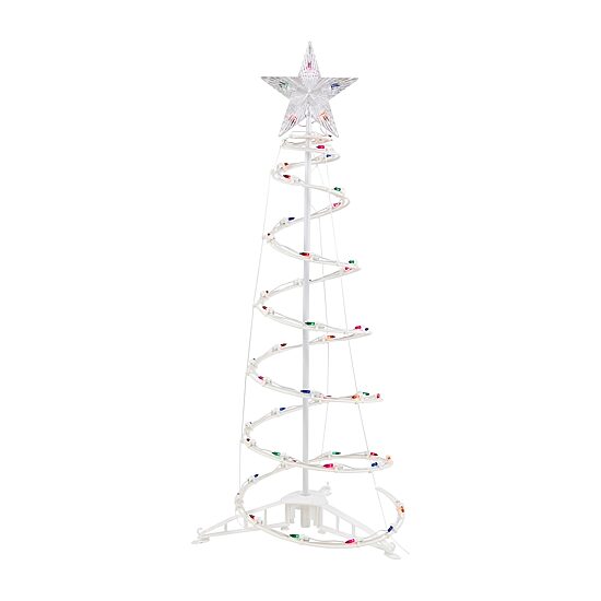Northlight Multi Color Lighted Spiral Christmas Yard Art