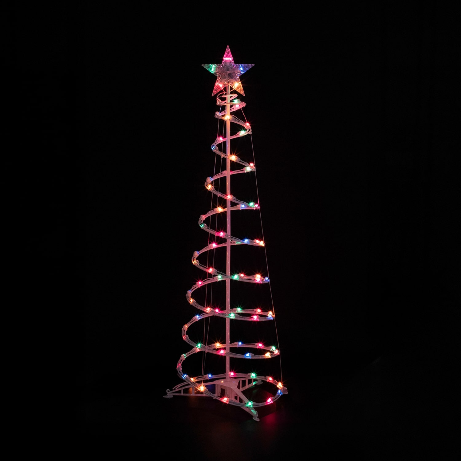 Northlight Multi Lighted Spiral Christmas Yard Art