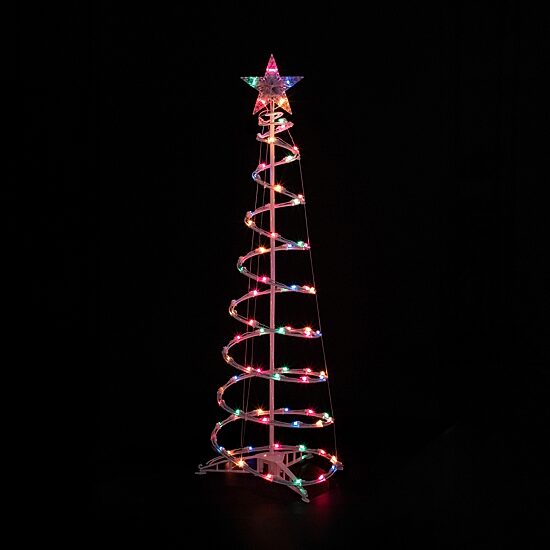 Northlight Multi Lighted Spiral Christmas Yard Art
